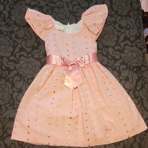 Bonnie Jean Pink Gingham Dress